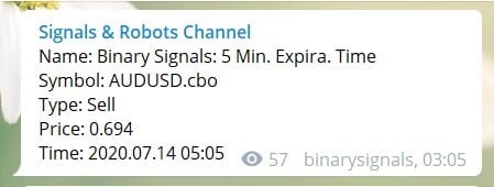 5 minute binary options signals telegram