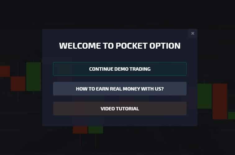demo account pocket option