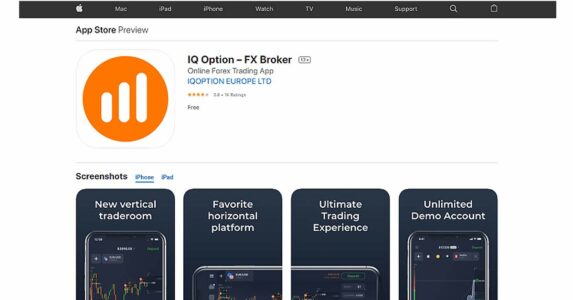 The IQ Option iOS is Back to Apple Store 2 iq option app store