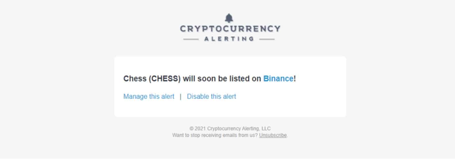 email alert to use in strategy to make money with cryptocurrencies
